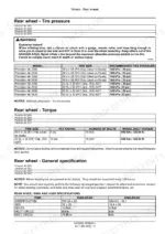 Case IH Precision Air 2280, 2330, 3380, 3430 rear wheel tire pressure, torque, and rim specs table.