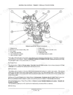 case-ih-puma-165-180-195-210-225-cvt-service-manual-primary-hydraulic-power-system-54.webp Case IH Puma 165-225 hydraulic pump diagram showing charge pump, priority valve, vane pump, and filter component locations.