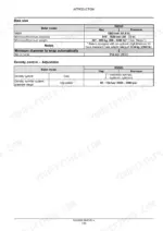 case-ih-rb455-rb465-rb565-round-baler-service-manual-84546102-specifications-127.webp Case IH RB565 specifications table for bale size, weight, and adjustable density control settings.