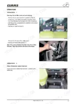 claas-arion-510-variants-tractor-operator-manual-00-11-169-710-procedures-279.webp Claas ARION 510-640: Procedures for cleaning cab air filters and checking windscreen washer fluid level with component diagrams.