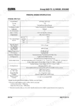 clark-cq20-cq25-cq30-forklift-service-manual-specs-44.webp Clark CQ20, CQ25, CQ30 engine specifications table for 4TNE94L EPA Tier2 diesel engine.