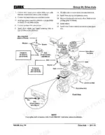 clark-esm-ii-12-variants-electric-lift-truck-service-manual-torque-251.webp Clark ESM-II 12 thru 25 drive axle installation procedure, torque specs, and exploded view of drive unit and frame mounts.