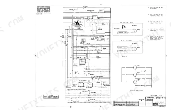 clark-g127-gp127-g127e-gp127e-industrial-lift-truck-service-manual-wiring-384.webp Clark G127/GP127/G127E/GP127E electrical wiring diagram and gage circuit.