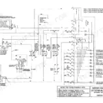 Clark GPX 30-55 wiring diagram showing alternator, key switch, starter, relays, and instrument panel warning light circuits.