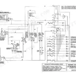 Clark GPX 35/40/50E wiring diagram showing alternator, key switch, starter, relays, and engine sensor circuits.