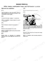 cub-cadet-7192-variants-compact-tractors-service-manual-772-4207-procedures-24.webp Cub Cadet 7192-7305 service manual: Engine removal, hood, panels, and instrument cluster removal and installation procedures.