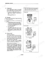 d38aafaf-b2-procedures-24 Komatsu FBM10M-2 electrical system voltage, print card, and thyristor check procedures.