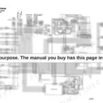 Komatsu FBM10M-2 24V hydraulic pump wiring diagram for controller.