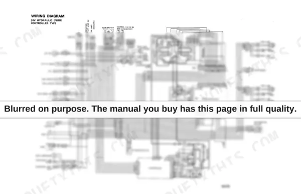 d38aafaf-b2-wiring-70 Komatsu FBM10M-2 24V hydraulic pump wiring diagram for controller.