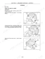 dd4b9e68-b2-procedures-90 New Holland BR740A, BR750A, BR770A, BR780A front PTO and CV U-joint disassembly procedure with numbered component diagrams.