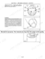 dd4b9e68-b2-procedures-97 New Holland BR740A, BR750A, BR770A, BR780A implement driveline PTO shield installation and alignment diagrams.