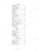 ebc82765-b--40 Versatile 800, 850 operator manual index page listing maintenance, lubrication, and system specifications.