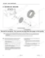 f373bbb7-b3-procedures-40 JLG 1230ES rear wheel hub installation exploded view diagram, parts list, and step-by-step assembly procedures.