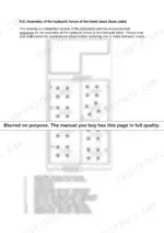 f42fcae3-b2-hydraulic-78 Wacker Neuson DPU 130 hydraulic hose assembly diagram for the base plate hydraulic block with numbered component list.