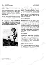 f4565e3c-b-procedures-120 John Deere 2130 fuel injection nozzle testing procedures, including spray pattern, chatter, and opening pressure tests.
