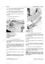 fb5b3c0e-b-procedures-57 John Deere 2040, 2240 tractor separation procedures, hydraulic line disconnection diagrams, and front end attachment points.