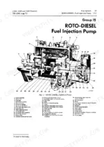 fcbeac39-b2-exploded-view-101 John Deere 1020, 1120, 1630 Roto-Diesel fuel injection pump exploded view diagram with numbered component parts list.