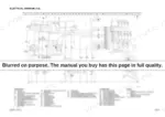 ff260ce2-b2-wiring-95 Komatsu PC35R-8, PC45R-8 electrical diagram showing battery, starter motor, instrument panel, and component legend.
