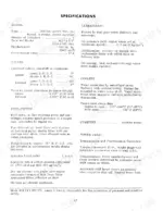 fiat-allis-8-b-crawler-tractor-operator-manual-70690758-specs-65.webp Fiat-Allis 8-B engine, lubrication, cooling, fuel system, and power train technical specifications table.