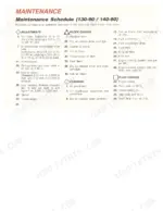 fiatagri-130-90-turbo-140-90-turbo-tractor-operator-manual-603-64-025-00-maintenance-56.webp Fiat 130-90 Turbo, 140-90 Turbo maintenance schedule listing adjustments, filter changes, cleaning, and fluid change procedures.