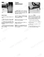 fiatagri-55-90-60-90-tractor-operator-manual-603-64-039-00-maintenance-46.webp Fiat 55-90, 60-90 front track adjustment procedure, torque specifications, and steering cylinder component diagrams.