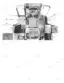 Fiat 55-90, 60-90 tractor operator station diagram showing numbered controls, steering wheel, and seat layout.