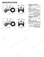 fiatagri-55-90-60-90-tractor-operator-manual-603-64-039-00-specs-64.webp Fiat 55-90, 60-90 tractor dimension diagrams and weight specification tables.