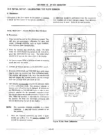 Flexi-coil 55, 65, 65 XL, 65 XLT, 744A, SP655 monitor flow sensor calibration procedure and nozzle method diagrams.