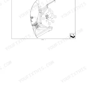 Flexi-coil 68, 68XL exploded view diagram of the distribution lighting system mounting components and hardware.