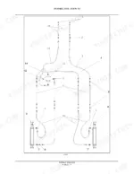 flexi-coil-68-68xl-field-sprayer-service-manual-87655441-hydraulic-155.webp Flexi-coil 68, 68XL hydraulic diagram of working arm boom tilt system showing hoses, fittings, and cylinders.