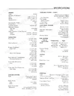 ford-1100-tractor-operator-manual-42110012-specs-43.webp Ford 1100 engine, cooling, electrical, fuel, clutch, brake, and steering technical specifications and fluid capacities table.