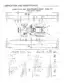 Ford 1715 two-wheel drive tractor lubrication and maintenance chart with service interval table for engine, filters, and bearings.