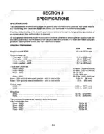 ford-5530-6530-high-clearance-tractor-operator-manual-42553020-specs-123.webp Ford 5530, 6530 tractor specifications table showing general dimensions, ROPS height, ground clearance, track width, and wheelbase.