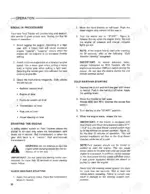 Ford 5610, 6610, 7610 operator manual page covering break-in procedures, engine starting, and cold weather starting instructions.