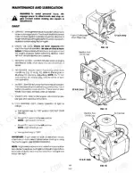 ford-lgt-12h-lgt-17h-garden-tractor-operator-manual-238242-maintenance-17.webp Ford LGT 12H, LGT 17H, 09GN2205, 09GN2206 maintenance procedures, engine oil, air cleaner, and PTO light diagrams.