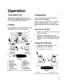 Ford LS45-16G: Operator manual page showing machine controls diagram and parking brake operation procedures.