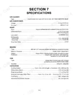 ford-new-holland-276-ii-bidirectional-tractor-operator-manual-42027610-specs-105.webp New Holland 276 II specifications table for air cleaner, AC, axles, brakes, cab, and fluid capacities.