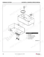 grove-cd3330f-cd3330fl-yb4409-yb4409xl-crane-service-manual-464-03-exploded-view-58.webp Grove CD3330F/FL, YB4409/XL exploded view of hydraulic tank assembly, fill cap, sight glass, and strainers.