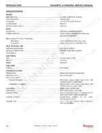 grove-cd3330f-cd3330fl-yb4409-yb4409xl-crane-service-manual-464-03-specs-14.webp Grove CD3330F/FL, YB4409/XL service manual specifications table for engine, boom, mast, electrical, and hydraulic systems.