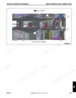 grove-grt9165-rough-terrain-crane-operator-manual-668-03-hydraulic-415.webp Grove GRT9165 top view of carrier diagram showing maintenance and lubrication points for hydraulic and engine components.