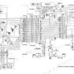 Case IH 8750 complete electrical schematic showing metal detector, control box, and feedroll actuator wiring