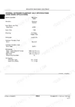 John Deere 1100, 1150, TEAMMATE II 2561R outboard planetary axle specifications table including gear ratios and oil capacities.