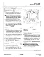 john-deere-135g-excavator-repair-manual-tm14054x19-hydraulic-241.webp John Deere 135G hydraulic system manual page showing blade pump removal and installation procedures, torque specs, and component diagram.