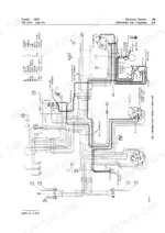 john-deere-2520-tractor-technical-manual-tm1004-wiring-101.webp John Deere 2520 electrical system wiring diagram showing starting circuit, battery, alternator, starter solenoid, and key switch.