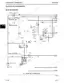 John Deere 280 main electrical schematic showing power and cranking circuit, battery, starting motor, key switch, and fuses.
