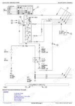 john-deere-317-320-ct322-skid-steer-loader-compact-track-loader-service-manual-tm2151-wiring-47.webp John Deere 317, 320, CT322 electrical system wiring diagram showing key switch continuity chart, battery relay, and power circuit.
