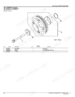 john-deere-325-328-skid-steer-parts-catalog-pc9348-engine-parts-54.webp John Deere 325, 328 exploded view diagram of the engine crankshaft pulley, bushing, cap screw, and O-ring parts list.