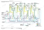 john-deere-450j-550j-650j-crawler-dozer-technical-manual-tm10292-hydraulic-531.webp John Deere 450J, 550J, 650J hydraulic system schematic showing ripper, blade angle, tilt, and lift control valve sections.