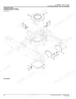 john-deere-50g-compact-excavator-parts-catalog-pc11192-chassis-parts-40.webp John Deere 50G exploded view diagram of track frame covers, mounting plates, and hardware components.