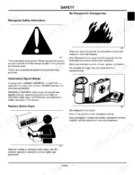john-deere-54d-variants-commercial-consumer-equipment-technical-manual-tm1763-page-5.webp John Deere 54D, 60D, 62D, 72D, 54, 60, 72, 261, 272, 31B, 74, 84, 26, 51, 47, 59, 72-Inch Mid Mount, 51-Inch Brooms, iMatch AutoHitch, AutoConnect safety manual page covering emergency preparedness, safety symbols, and sign replacement.